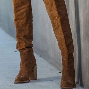✨ Dolce Vita ✨ Brown suede over the knee boots size 7
